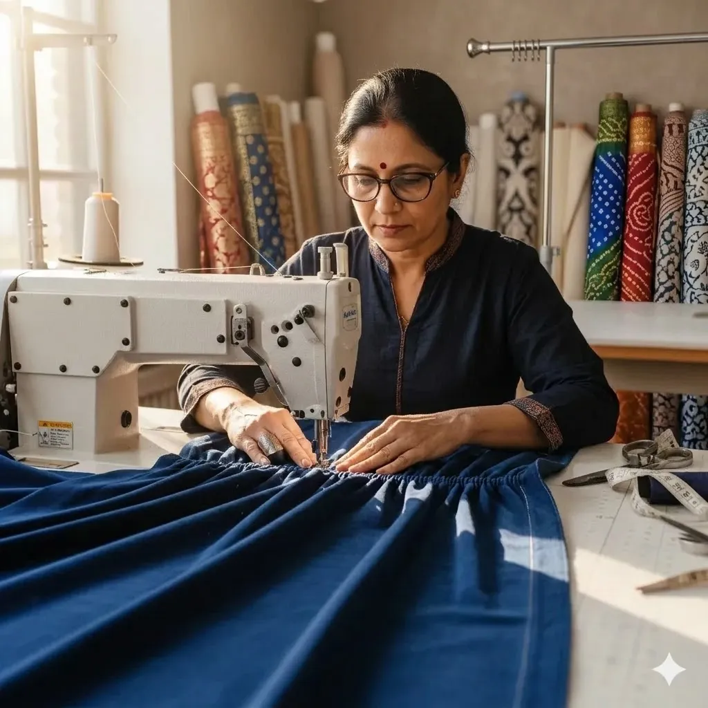 Professional curtain stitching service